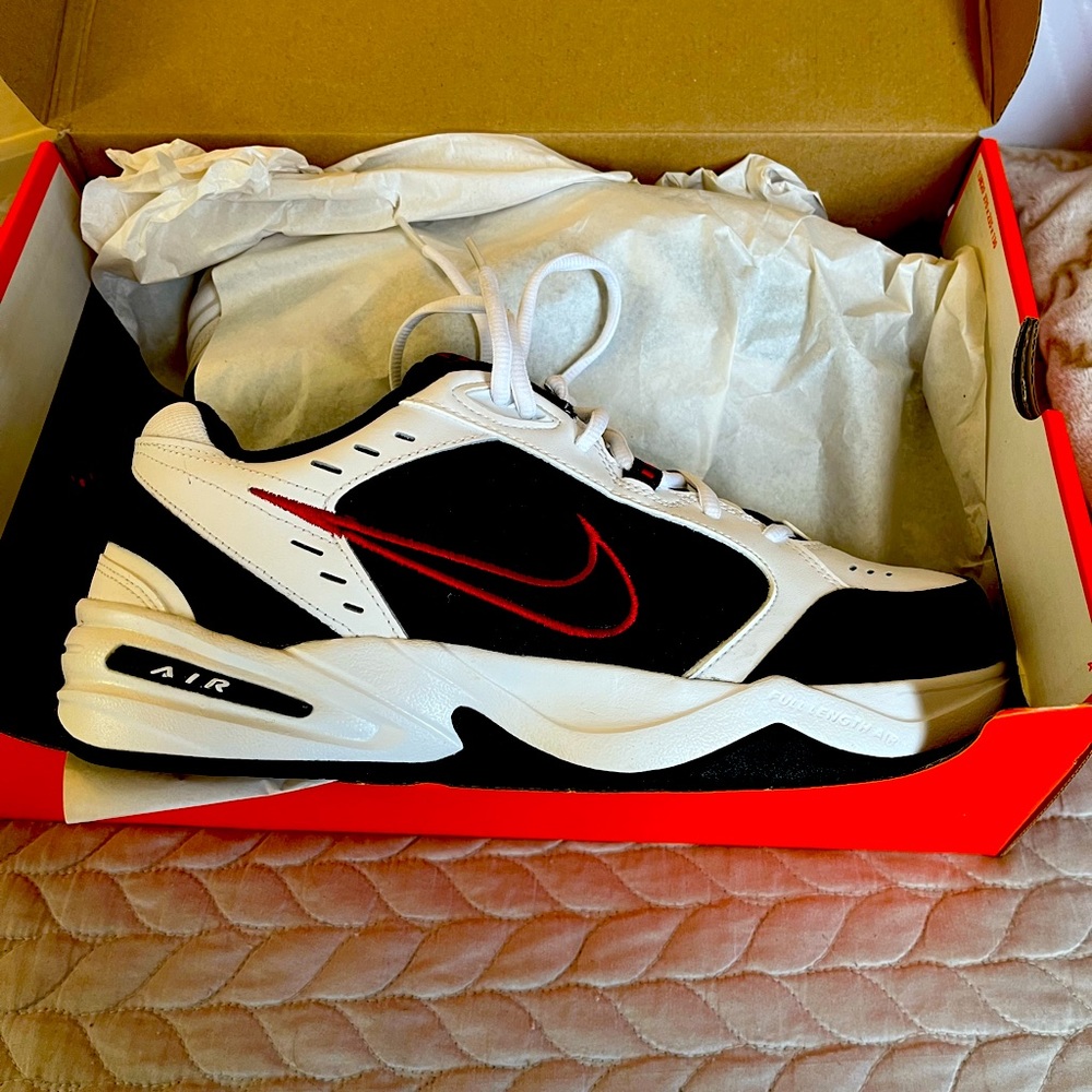 Men’s Nike red, white and black.  Never worn.